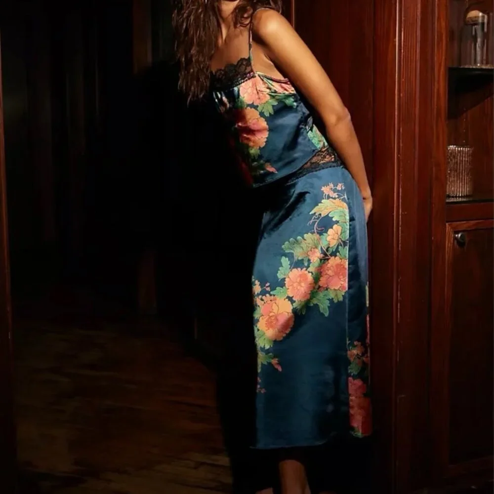 NWT Free People Salvatore Set in Reflecting Pond Combo - Picture 1 of 6